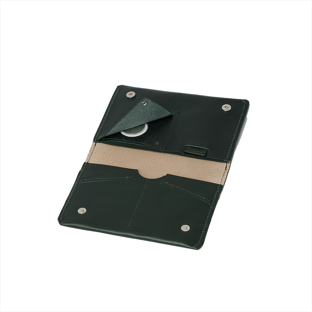 Leather Travel Wallet for AirTag