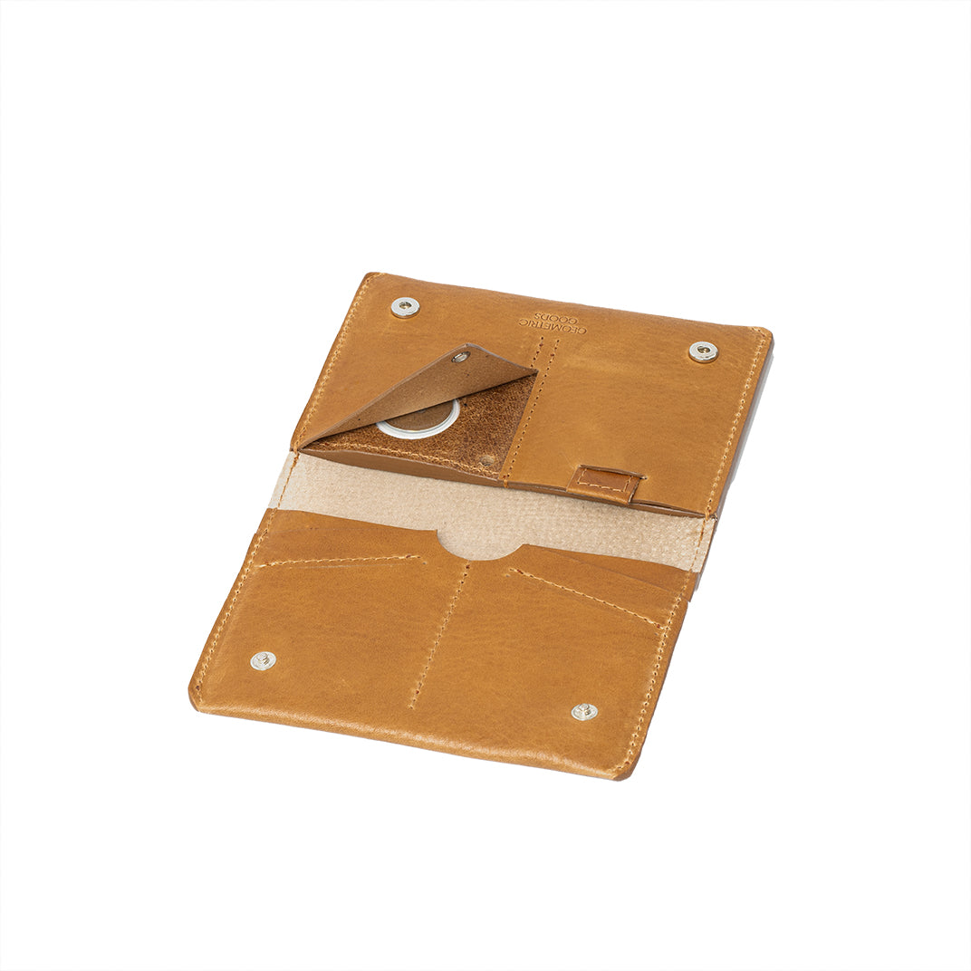 Leather Travel Wallet for AirTag